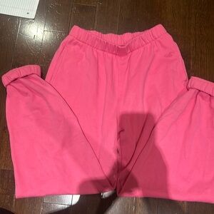 hollister pink sweatpants